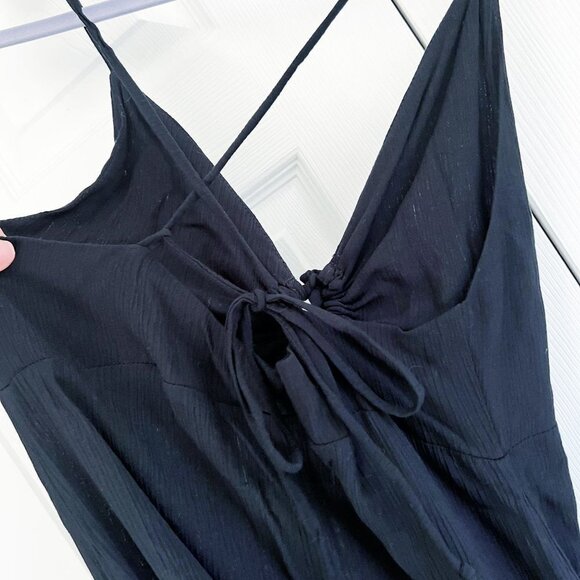 Cleobella Revolve Black Sleeveless Flounce Maxi Dress Women's Size Small S - Picture 3 of 8